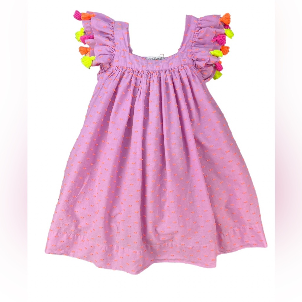 NELLYSTELLA Tassle Trimmed Dress - 3-4Y